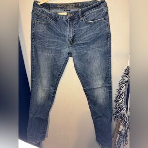 American Eagle Outfitters Men's Blue Skinny Jeans